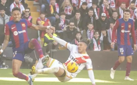 Barcelona Vs Rayo Vallecano: Araujo the Only Change — 3 Flashpoints at 2:00 PM ET