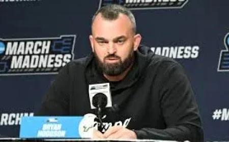 Brian Hodgson after the NCAA Tournament debut in Buffalo: tears, tribute, and a touch of anger