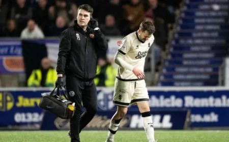 Kristijan Trapanovski faces Dundee United injury hammer blow as Jim Goodwin offers contract update