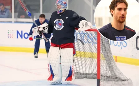 Dylan Garand and the Rangers’ goalie squeeze: 5 games in 8 days could force a long-awaited debut