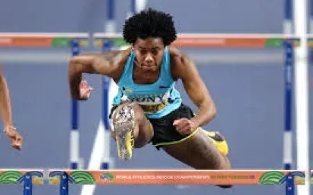 Devynne Charlton Equals Her World Record — First Three-Time World Indoor 60m Hurdles Champion