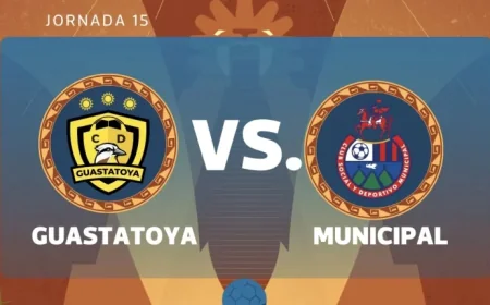 Guastatoya – Municipal: In the heat of Sunday afternoon, a season’s pressure fits inside 90 minutes