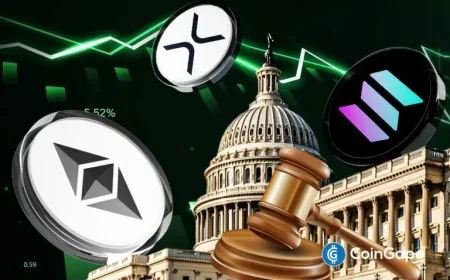 Ethereum, XRP, Solana Prices Projected to Shift as CLARITY Act Progresses