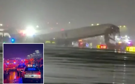 Air Canada Jet Collides with Firetruck at LaGuardia: Night of Damage and Diverging Early Accounts