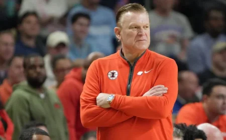 Brad Underwood’s Intense Postgame Interview Inspires Illinois Fans