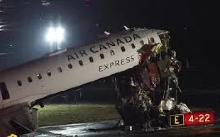 Plane Crash Laguardia: Pilot and Co-pilot Killed as Jet Collides with Fire Truck