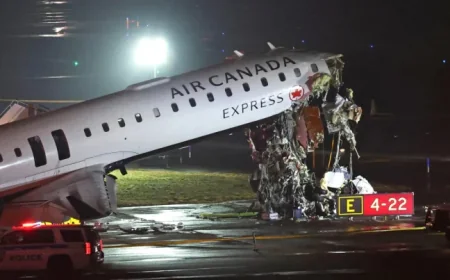 Plane Crash Laguardia Airport: Pilot and Co-pilot Killed After Jet Collides With Fire Truck