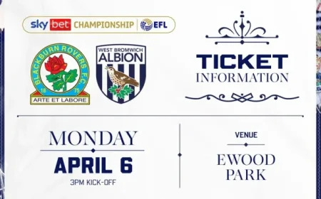 Easter Monday allocation exposes contrast between demand and access at Ewood Park