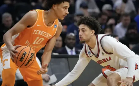 Virginia Hoos knocked out by Tennessee as Sam Lewis and Chance Mallory face first March Madness gut-punch