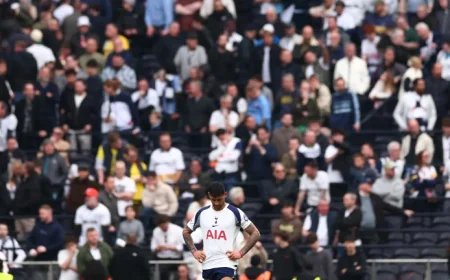 Tottenham Continues Decline, Hitting New Lows