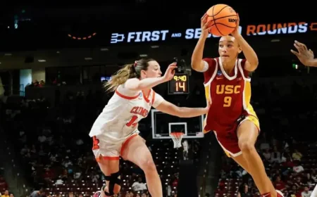 Jazzy Davidson’s 31 Leads USC Past Clemson as Tournament Momentum Shifts