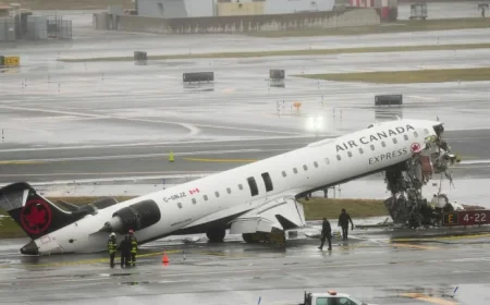 LaGuardia Reopens After Air Canada Crash Kills Pilots; ATC Staffed Well