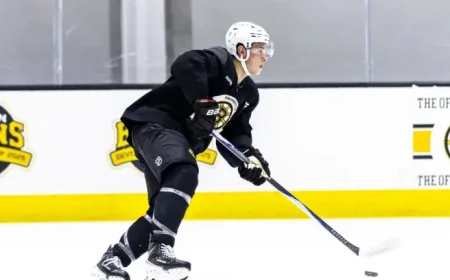 James Hagens takes his first pro step as a Bruins tryout opens a new chapter