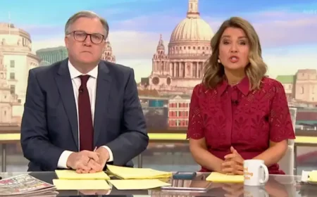 Good Morning shock: This Morning star’s GMB debut puzzles viewers as police probe possible Iran link to Golders Green arson