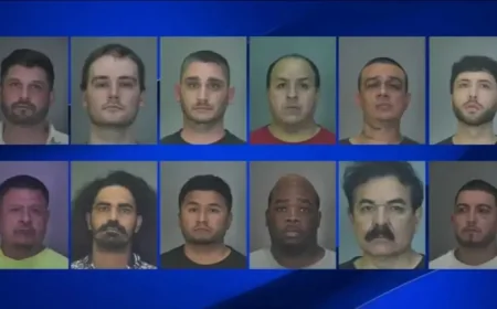 Sting Nets 12 Arrests in Merced Online Predator Operation