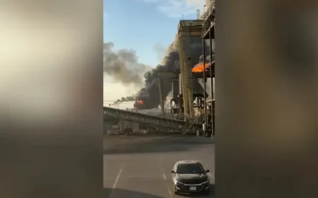 Oil Refinery Fire in Port Arthur: Explosion, Massive Smoke Plume and Shelter-in-Place Order