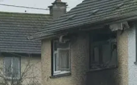 Body of man found after fire at Edenderry house where blaze killed boy and grandaunt last year