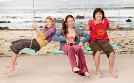 Emily Osment and Mitchel Musso Miss Hannah Montana Anniversary Premiere