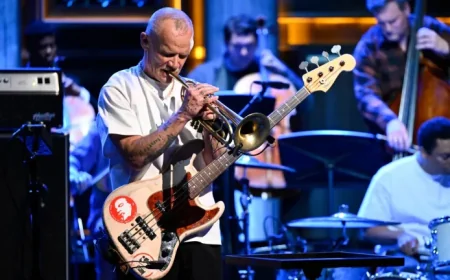 Flea Performs Frank Ocean’s ‘Thinkin Bout You’ on ‘Fallon’