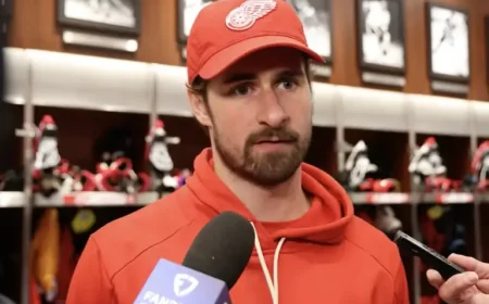 Dylan Larkin On The Verge Of Returning After Injury Scare