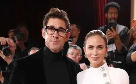 John Krasinski and Emily Blunt Choose Broadway on Oscar Sunday