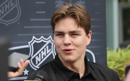 Anton Frondell Joins Connor Bedard for Blackhawks Debut: ‘He Can Handle It’