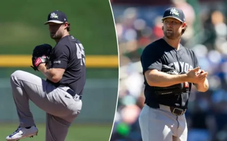 Gerrit Cole Shines with Confidence in Final Yankees Spring Start