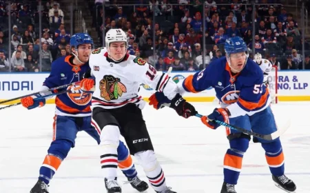 Blackhawks Triumph Over Islanders in Frondell’s Stellar NHL Debut