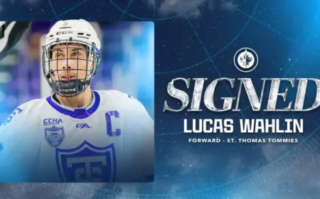 Jets sign forward Lucas Wahlin to a one-year, two-way deal as 2026-27 season approaches