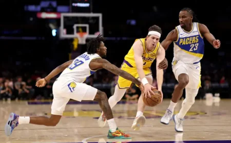 Pacers Vs Lakers: Lakers Aim to Rebuild After Streak Ends