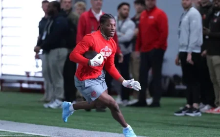 Ohio State WR Carnell Tate Schedules Six NFL Pre-Draft Visits