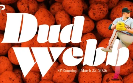 Fantasy Baseball 3/25: Webb Struggles in SP Roundup