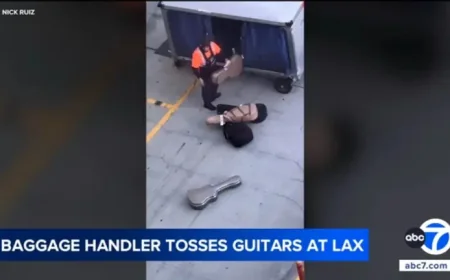 Lax and the guitars on the tarmac: one viral clip, a traveler’s unease