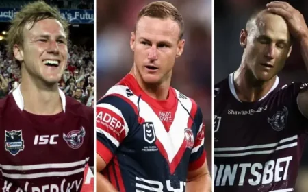 Brookvale Oval showdown: The ‘ugly’ end to DCE divorce… and how a selfless Roosters promise could save him