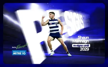 Shaun Mannagh: Right Where He Belongs as Geelong Moves to Lock in Bargain Draft Pick