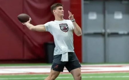 Jets Schedule Private Workout with QB Ty Simpson for NFL Draft Insight