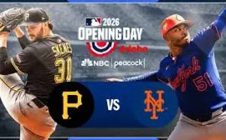 Pirates Vs Mets at 1:15 p.m. ET: Opening Day spotlight as streaming reshapes how fans watch
