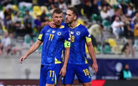 Edin Dzeko’s public revolt against Bosnia that threatened World Cup play-off hopes