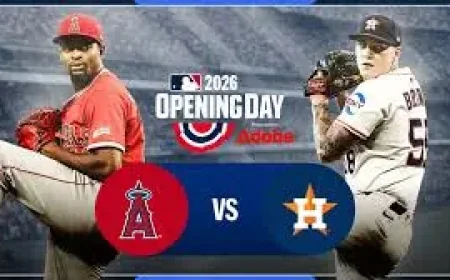 Angels Vs Astros: Opening Day Preview at 4:10 p.m. ET