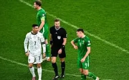 Glenn Nyberg – The man in the middle for Prague play-off after sending off Ronaldo in Dublin