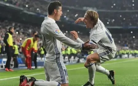 Colombia and Croatia: James vs. Modrić — a reunion that measures generations