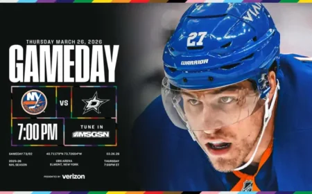 Stars Vs Islanders at 7:00 PM ET: Islanders Seek a Rebound as Blue Line Decisions Loom