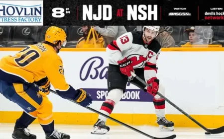 Devils Vs Predators as the Road Trip Test Intensifies at 8:08 p.m. ET