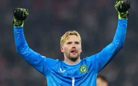 Caoimhin Kelleher: fiancée, first-time parenting and goalkeeping for Ireland Goalkeeper