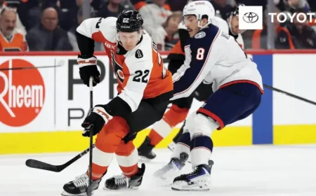 Mason Marchment and a Five-Minute Lapse: Flyers Fall to Columbus in Critical Home Game