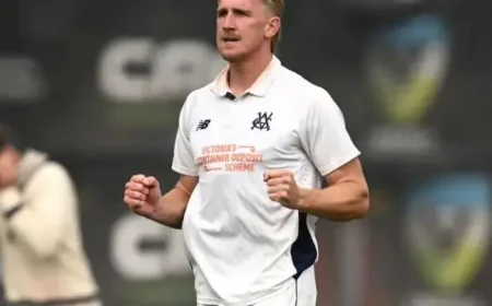 Sheffield Shield Scores: Skipper strikes as Vics deny SA final bonus