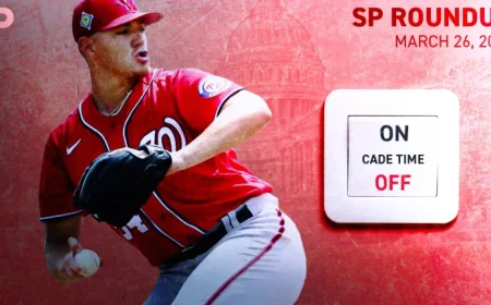 Fantasy Baseball SP Update: Cade Takes a Break 3/26