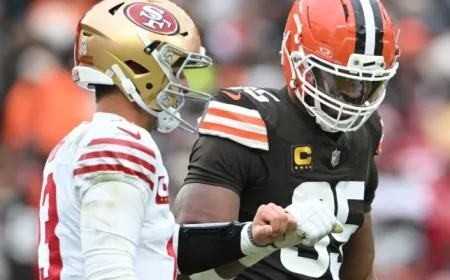 49ers’ Defense Boosted by Potential Myles Garrett Addition