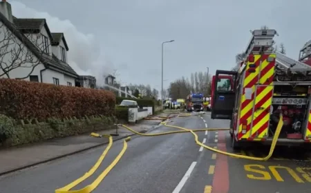 Hambleton explosion LIVE: Man held on suspicion of arson after house blast — major emergency response