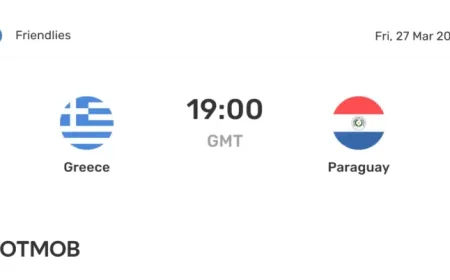 Greece Vs Paraguay: Friendlies stats & head-to-head with lineup revelations